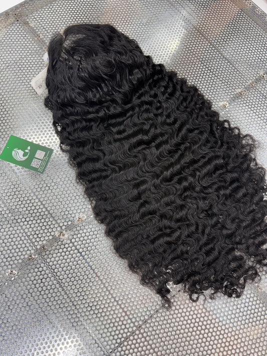 Burmese Curly Wig 180_ Including 1 Closure+3 Bundles